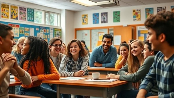 Classroom interaction promotes mindfulness meditation techniques.