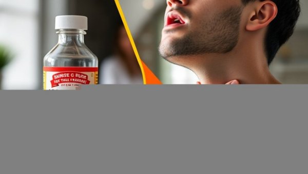 Graphic highlighting apple cider vinegar risk, glass next to person.