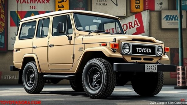 2025 Toyota Land Cruiser 1958 review image with bold design.