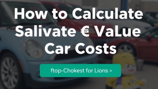 How to Calculate Salvage Value Car Costs Before You Bid