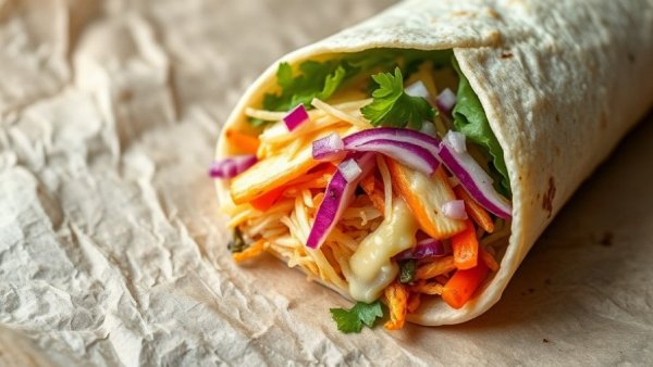 Savory pita meal with veggies and cheese, perfect post workout meal.