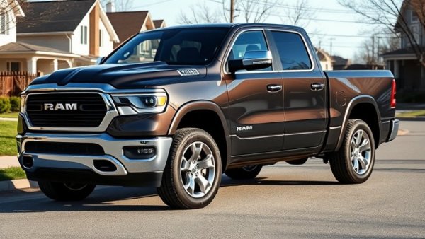 2026 Ram 1500 Limited Crew Cab 4x4 parked on suburban street.