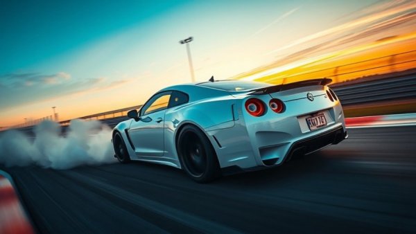 Whipping around a 550hp RWD Civic on a race track at sunset.