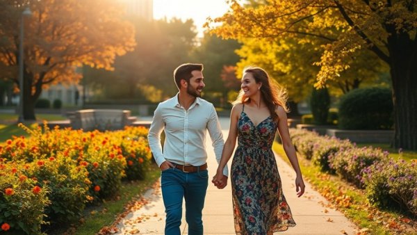 Self-care for busy moms: joyful walk in a sunlit park.
