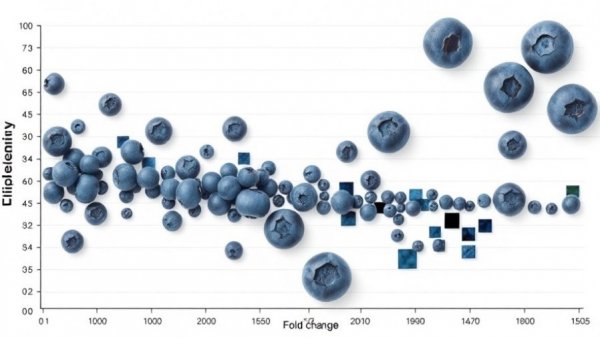 Graph showing cytokine gene expression related to anti-inflammatory diet.