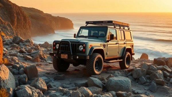 SUV by coastal cliff at sunset, best years for Honda CR-V reliability