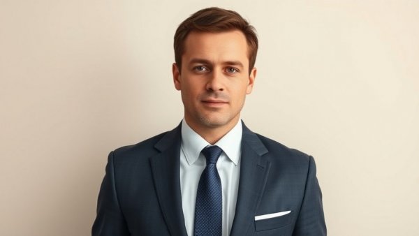 Professional portrait of a man in a suit for AI transparency in healthcare.