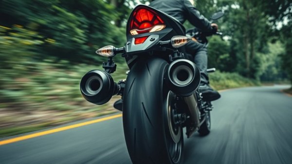 Motorcycle with rider on a road, best inline-four motorcycle under $5,000.