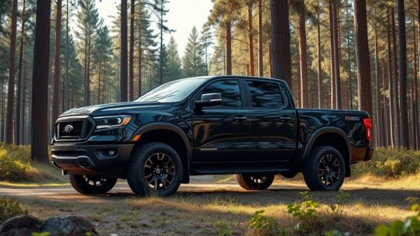 2026 Chevrolet Silverado EV Trail Boss parked in a forest setting.