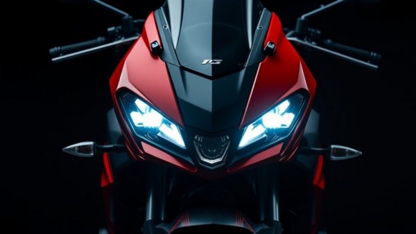 Effortless long-distance riding motorcycle with bright headlights