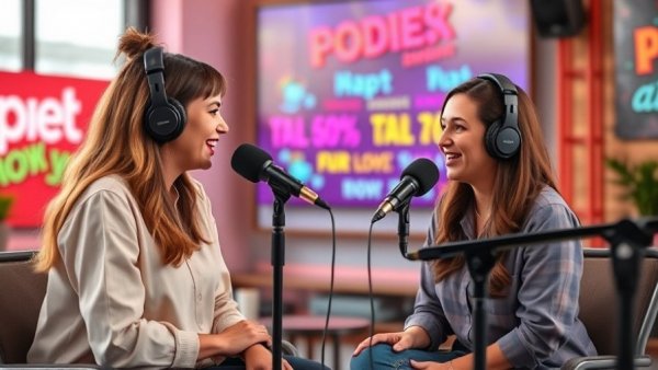 IVF and Infertility podcast talk with two women discussing.