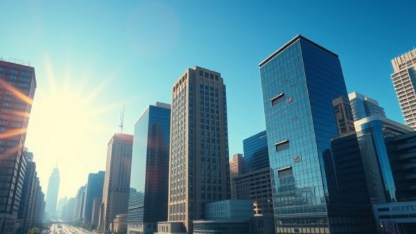 HIMSS Executive Connect urban cityscape with modern buildings.