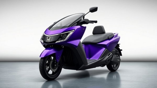 Sleek Honda Super-N Electric City Car showcased in a studio.