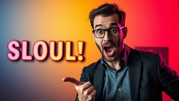 Vibrant scene with expressive man related to health discussion.