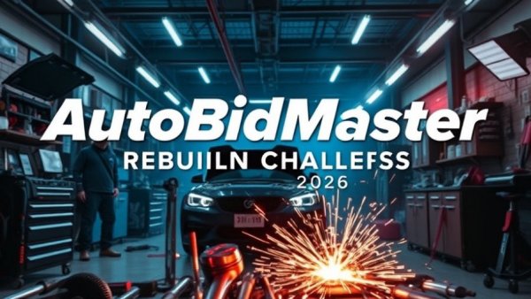 AutoBidMaster Rebuild Challenge 2026 workshop banner.