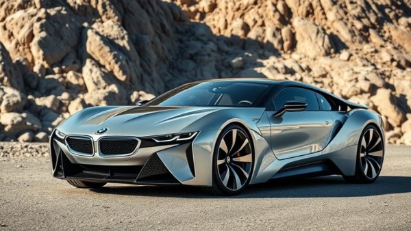 Vision BMW Alpina Concept on rocky terrain