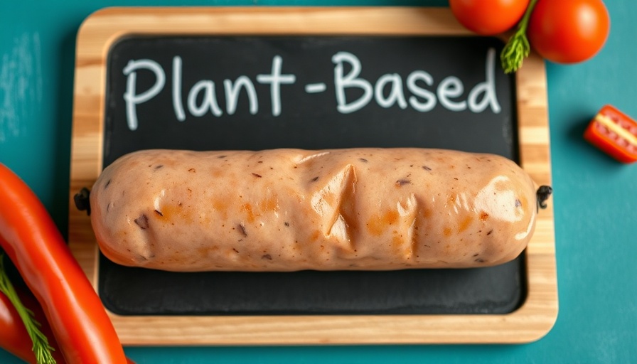 Plant-based meat effects on health: sausages and sign.