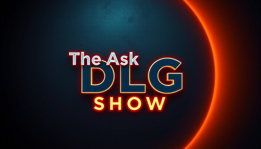 Stylized show logo with glowing accent on textured background