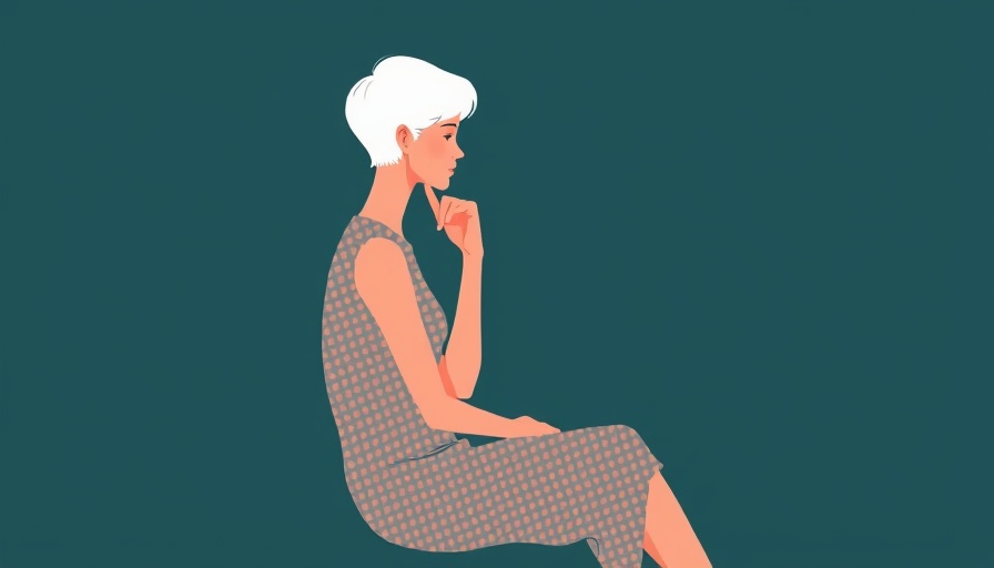 Minimalist illustration of person practicing self-care for emotional happiness
