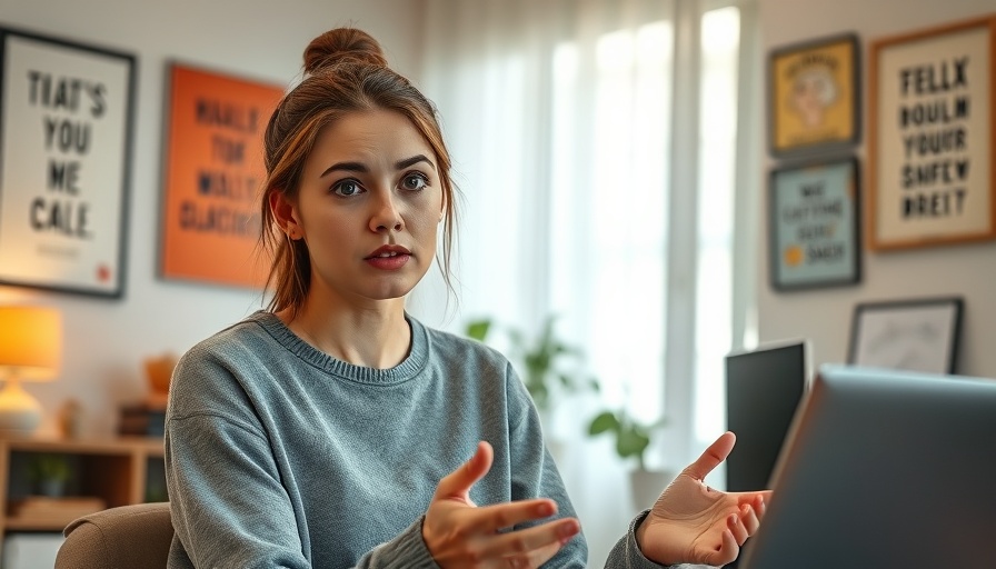 Concerned young woman discussing potential depression, healthy lifestyle tips