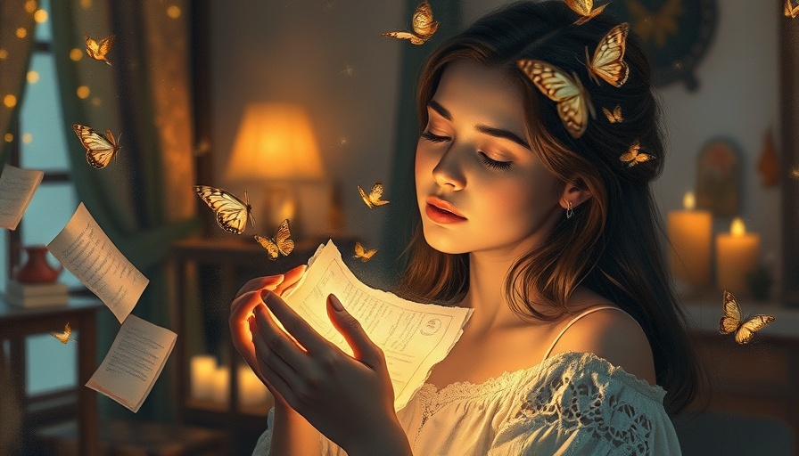 Tranquil young woman with light, symbolizing self-worth.
