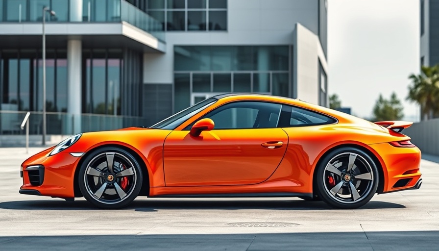 Porsche 911 Carrera Coupe Reimagined by Singer in a modern setting.