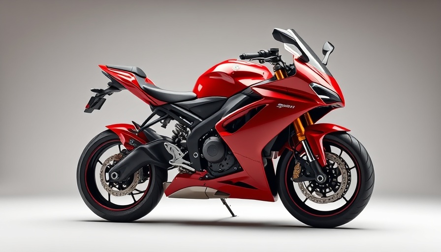 Vibrant red sports motorcycle, top used motorcycles worth buying.