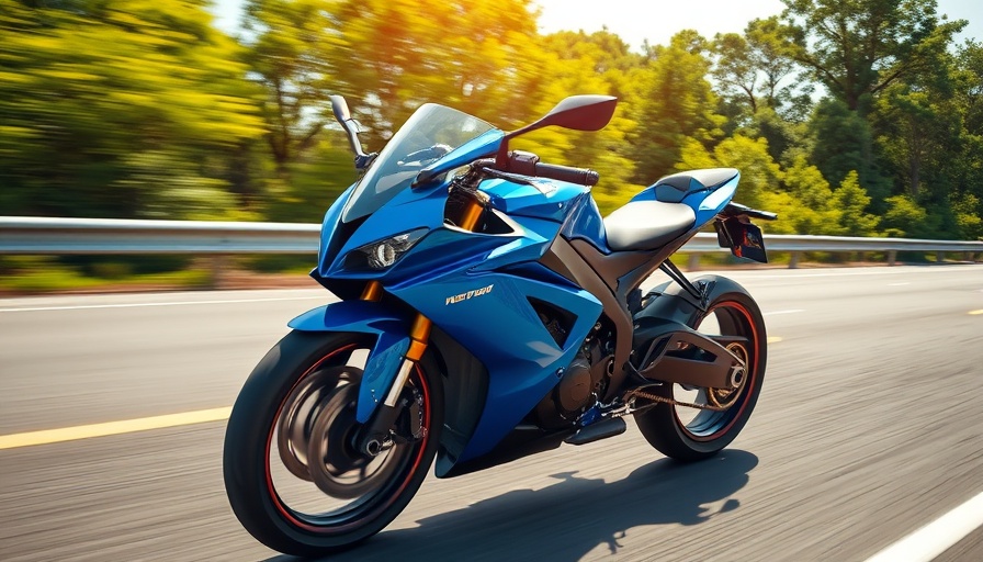 Best value motorcycle 2024: Sleek blue bike on highway