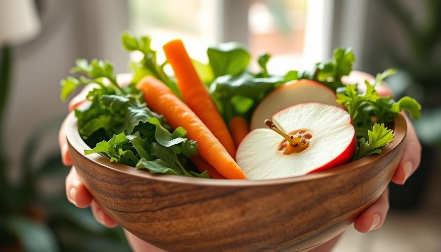 Wooden bowl with fresh veggies, ideal for low FODMAP diet.
