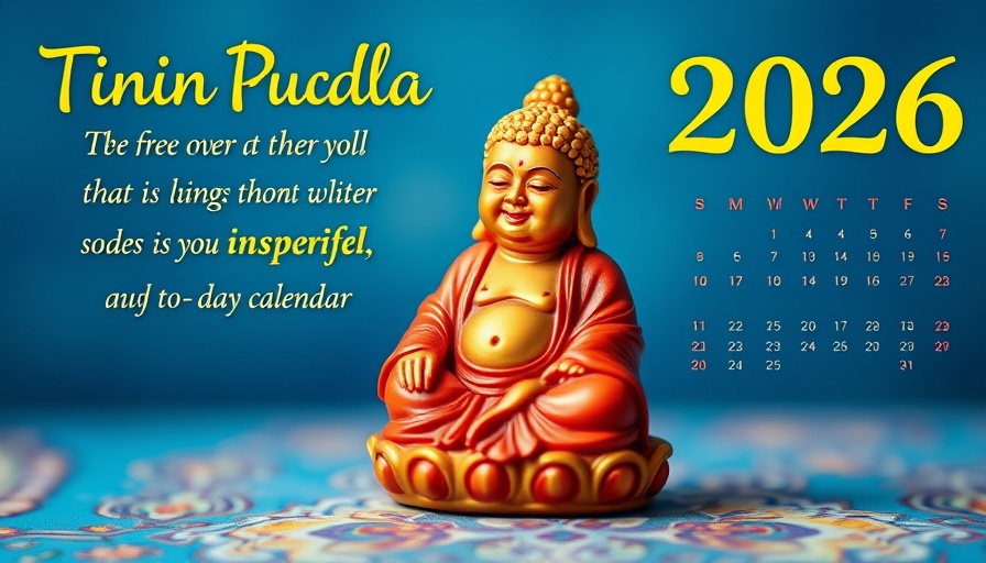 2026 Tiny Buddha Day-to-Day Calendar with inspirational quote.