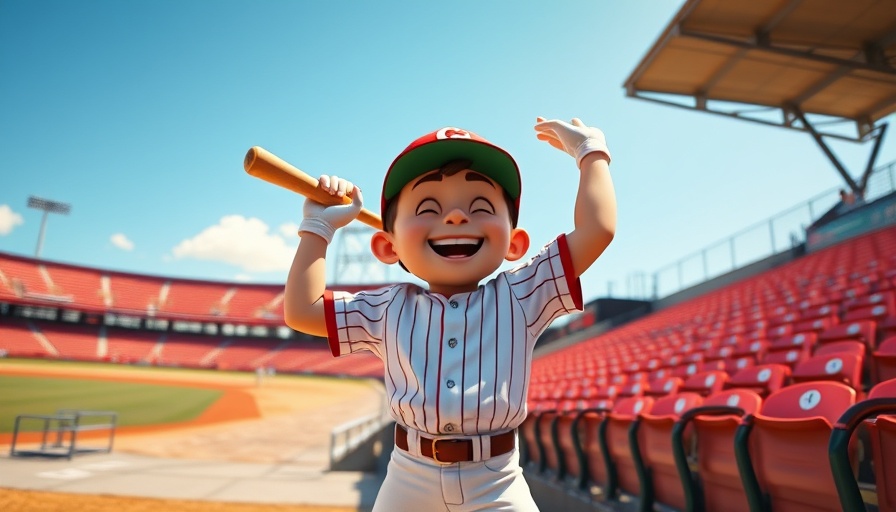Cartoon character playing Banana Ball at Disney World stadium.