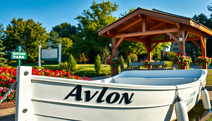 Avalon Arts and Seafood Festival feature boat at Surfside Park.