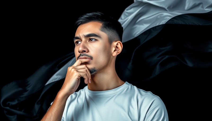 Abstract portrayal with flag gesture in digital art on AI sovereignty.