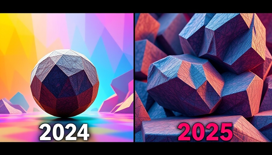 Comparative graphics showing digital innovations in gaming from 2024 to 2025.