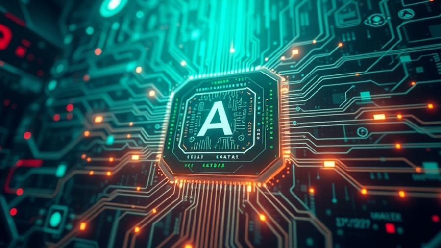 Futuristic AI network illustrating agentic automation concepts.