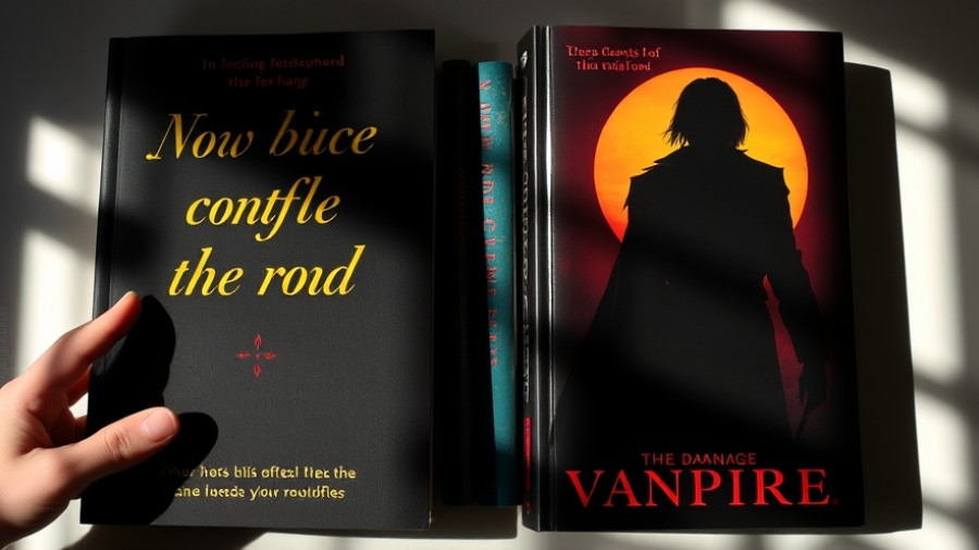 Contrasting book covers with soft and intense designs.