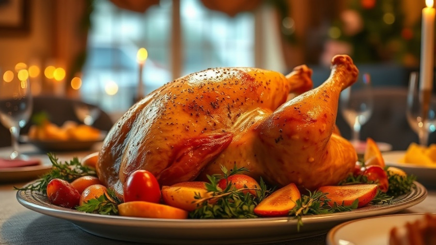 Thanksgiving dining in Orlando with roasted turkey and cozy ambiance.