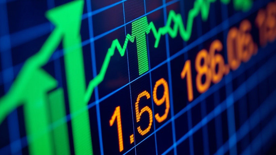 Closeup of Nigerian market ticker showing growth in LDI in Frontier Markets.