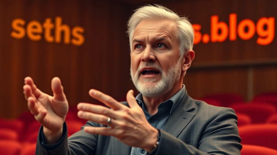 Confident speaker presenting on balancing daily tasks with outcomes.