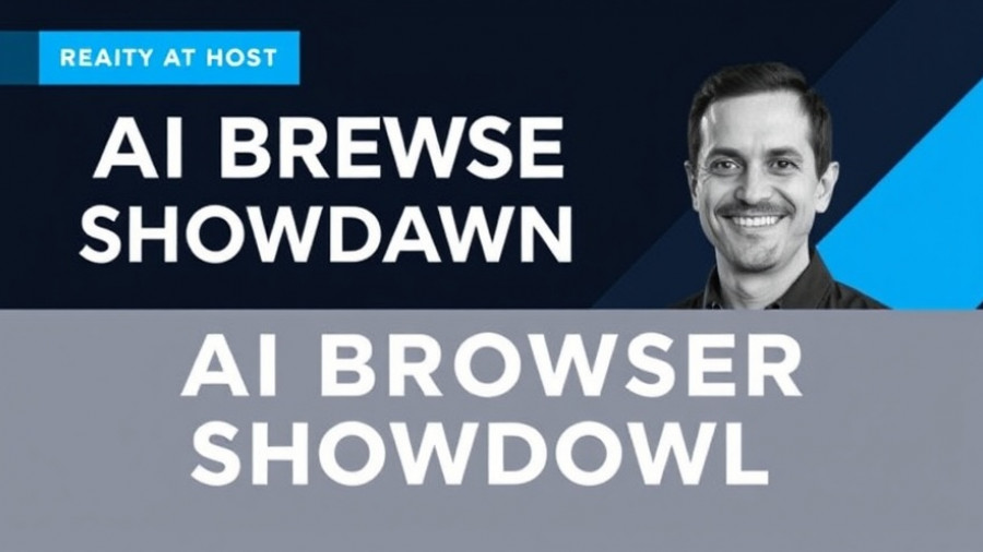 AI-powered browsers comparison event banner.