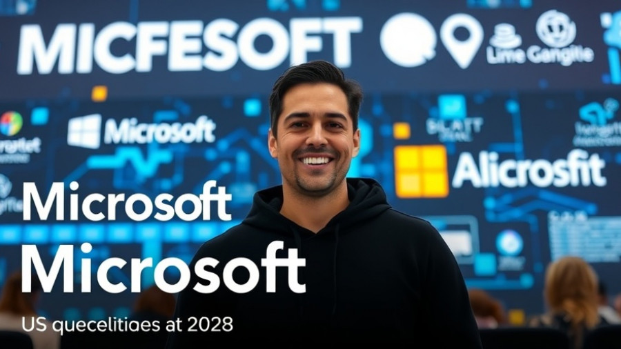 Microsoft AI updates livestream announcement with tech expert