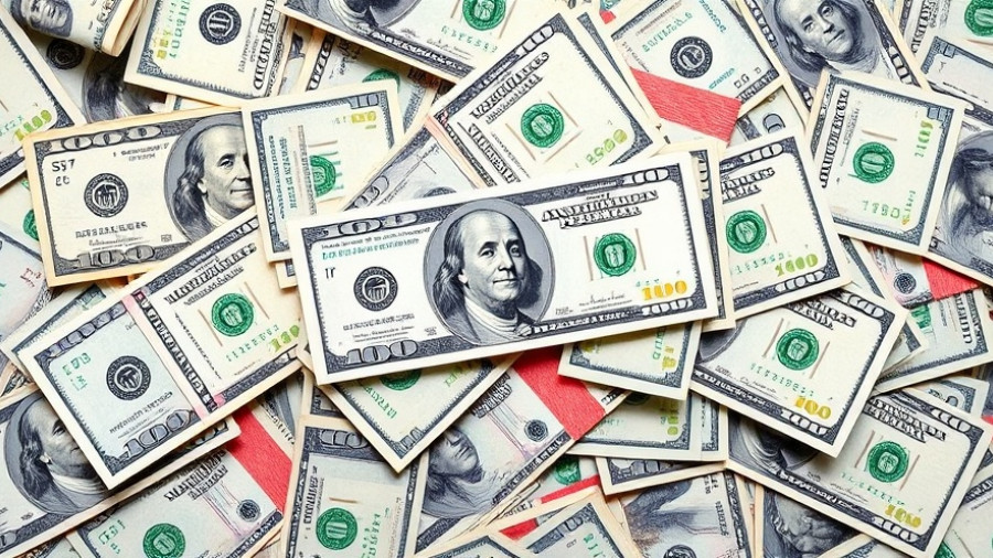 Assorted US dollar bills showcasing American currency in photorealistic detail.