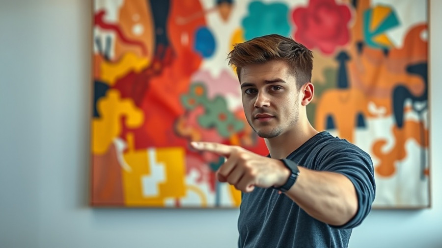 AI tools for productivity discussion with young man explaining concepts.