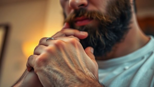 Close-up of man adjusting silver ring, highlighting AI automation for entrepreneurs.