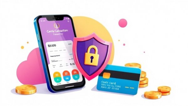 Illustration of digital payment strategies for small businesses with smartphone, credit card, and QR code.