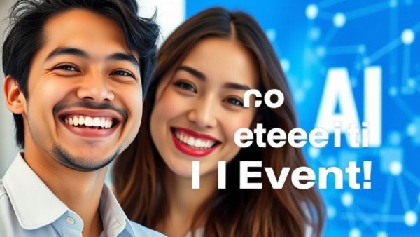 Webinar ad for real AI ROI with professional speaker and event details.