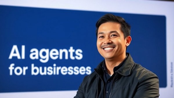 AI agents for businesses presented by Everyday AI, promoting growth.