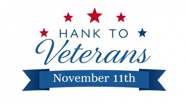 Support Veterans Through Business Initiatives: Patriotic thank you graphic.