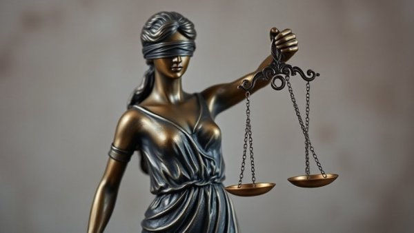 Bronze statue of Lady Justice symbolizing New York RAISE Act AI Safety Regulations.