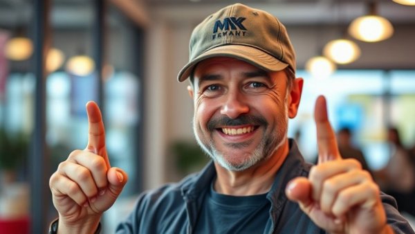 Motivational digital poster on using AI for business growth.